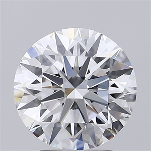 Picture of Lab Grown Diamond 3.03 Carats, Round with Ideal Cut, D Color, IF Clarity and Certified by IGI
