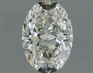 Picture of Natural Diamond 1.01 Carats, Oval with  Cut, J Color, VS1 Clarity and Certified by IGI