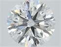 Lab Grown Diamond 3.40 Carats, Round with Ideal Cut, F Color, VS1 Clarity and Certified by IGI