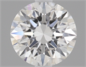 0.50 Carats, Round Diamond with Excellent Cut, E Color, I1 Clarity and Certified by GIA