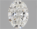 0.50 Carats, Oval Diamond with  Cut, F Color, VVS2 Clarity and Certified by GIA