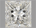 1.01 Carats, Princess Diamond with  Cut, H Color, VS2 Clarity and Certified by GIA