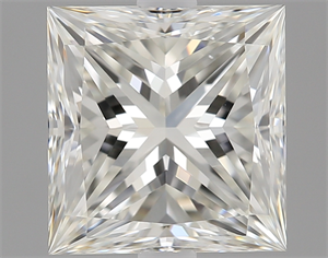 Picture of 1.01 Carats, Princess Diamond with  Cut, H Color, VS2 Clarity and Certified by GIA