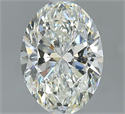 Natural Diamond 1.70 Carats, Oval with  Cut, J Color, SI1 Clarity and Certified by GIA