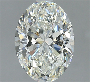 Picture of Natural Diamond 1.70 Carats, Oval with  Cut, J Color, SI1 Clarity and Certified by GIA