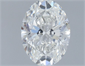 Natural Diamond 1.03 Carats, Oval with  Cut, G Color, SI1 Clarity and Certified by GIA
