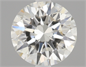0.70 Carats, Round Diamond with Excellent Cut, I Color, VS2 Clarity and Certified by GIA
