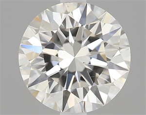 Picture of 0.70 Carats, Round Diamond with Excellent Cut, I Color, VS2 Clarity and Certified by GIA