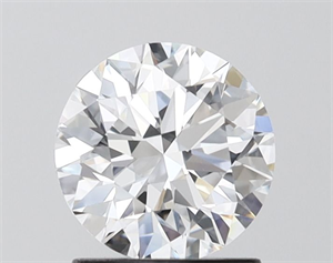 Picture of Lab Grown Diamond 1.26 Carats, Round with Ideal Cut, D Color, VVS1 Clarity and Certified by IGI