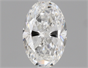 0.50 Carats, Oval Diamond with  Cut, E Color, VS2 Clarity and Certified by GIA