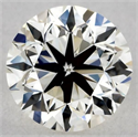 Diamante Natural 0.50 quilates, Redondo , Color K, claridad VVS1 y certificado GIA