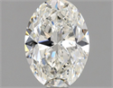 Natural Diamond 0.91 Carats, Oval with  Cut, G Color, SI2 Clarity and Certified by GIA