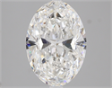3.01 quilates, Ovalado Diamante , Color F, claridad SI2 y certificado por GIA