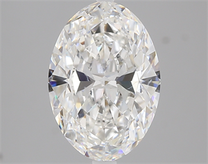 Picture of 3.01 Carats, Oval Diamond with  Cut, F Color, SI2 Clarity and Certified by GIA