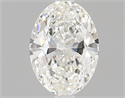 0.50 Carats, Oval Diamond with  Cut, G Color, VVS1 Clarity and Certified by GIA