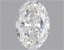 0.50 Carats, Oval Diamond with  Cut, F Color, SI1 Clarity and Certified by GIA