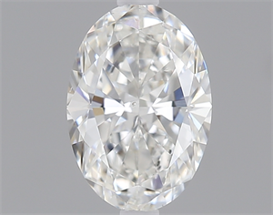 Picture of 0.50 Carats, Oval Diamond with  Cut, F Color, SI1 Clarity and Certified by GIA