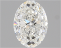 Del inventario de diamantes de laboratorio, 1.20 quilates, Ovalado , Color G, claridad SI2 y certificado GIA