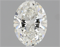Del inventario de diamantes de laboratorio, 0.70 quilates, Ovalado , Color H, claridad VS2 y certificado GIA