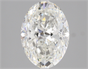 2.50 Carats, Oval Diamond with  Cut, F Color, SI1 Clarity and Certified by GIA