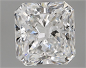Natural Diamond 0.81 Carats, Princess with  Cut, E Color, SI1 Clarity and Certified by GIA