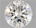 Del inventario de diamantes de laboratorio, 2.01 quilates, Redondo , Color J, claridad SI1 y certificado GIA