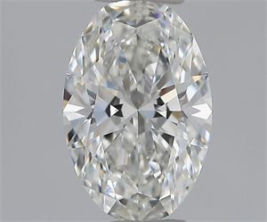 Picture of Natural Diamond 0.51 Carats, Oval with  Cut, G Color, IF Clarity and Certified by GIA