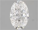 1.50 Carats, Oval Diamond with  Cut, D Color, SI2 Clarity and Certified by GIA