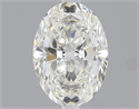 0.90 Carats, Oval Diamond with  Cut, H Color, VVS1 Clarity and Certified by GIA