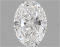 0.50 Carats, Oval Diamond with  Cut, D Color, VVS1 Clarity and Certified by GIA