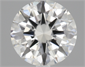 0.70 Carats, Round Diamond with Very Good Cut, G Color, SI1 Clarity and Certified by GIA