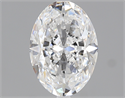 1.50 Carats, Oval Diamond with  Cut, E Color, SI1 Clarity and Certified by GIA