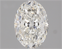 1.50 Carats, Oval Diamond with  Cut, G Color, SI1 Clarity and Certified by GIA