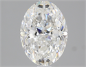 2.01 Carats, Oval Diamond with  Cut, F Color, SI1 Clarity and Certified by GIA