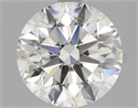 2.50 Carats, Round Diamond with Excellent Cut, H Color, VS2 Clarity and Certified by GIA