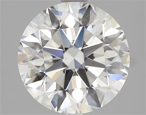 Picture of 2.50 Carats, Round Diamond with Excellent Cut, H Color, VS2 Clarity and Certified by GIA