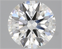 2.10 Carats, Round Diamond with Excellent Cut, G Color, IF Clarity and Certified by GIA