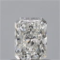 Natural Diamond 0.50 Carats, Radiant with  Cut, F Color, VVS1 Clarity and Certified by GIA