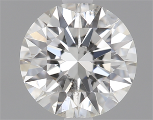 Picture of 0.50 Carats, Round Diamond with Excellent Cut, F Color, SI2 Clarity and Certified by GIA