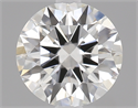 0.50 Carats, Round Diamond with Excellent Cut, G Color, SI1 Clarity and Certified by GIA