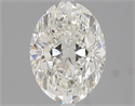 Del inventario de diamantes de laboratorio, 2.01 quilates, Ovalado , Color H, claridad SI1 y certificado GIA