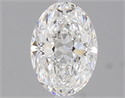 Del inventario de diamantes de laboratorio, 1.71 quilates, Ovalado , Color E, claridad VVS2 y certificado GIA