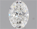 1.30 Carats, Oval Diamond with  Cut, F Color, VS2 Clarity and Certified by GIA