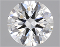 0.80 Carats, Round Diamond with Excellent Cut, E Color, VVS1 Clarity and Certified by GIA