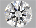 1.00 Carats, Round Diamond with Excellent Cut, H Color, VS1 Clarity and Certified by GIA