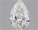 0.50 Carats, Pear Diamond with  Cut, G Color, VVS2 Clarity and Certified by GIA
