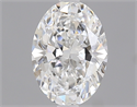 0.53 Carats, Oval Diamond with  Cut, E Color, VVS2 Clarity and Certified by GIA