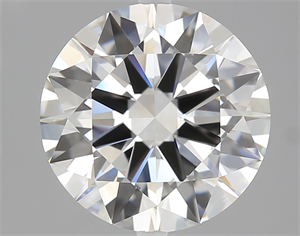 Picture of 3.01 Carats, Round Diamond with Excellent Cut, F Color, VVS2 Clarity and Certified by GIA