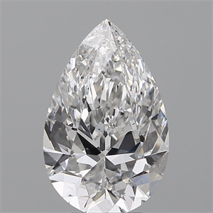 Picture of Natural Diamond 4.02 Carats, Pear with  Cut, E Color, SI1 Clarity and Certified by GIA