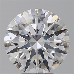 Picture of Lab Grown Diamond 3.78 Carats, Round with Ideal Cut, D Color, VVS1 Clarity and Certified by IGI